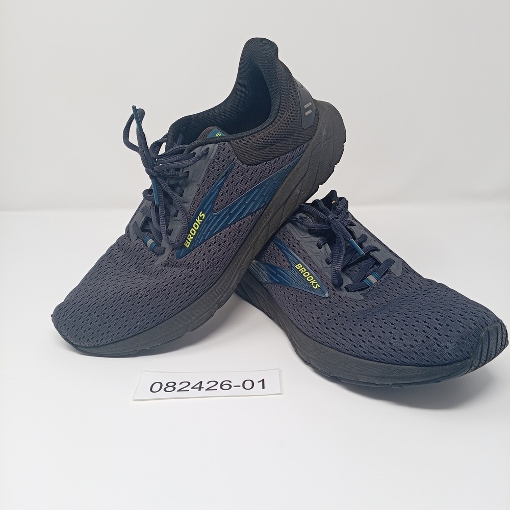 Brooks Anthem 6 Mens Running Shoes Navy Black Yellow 1104141D006 Size 10